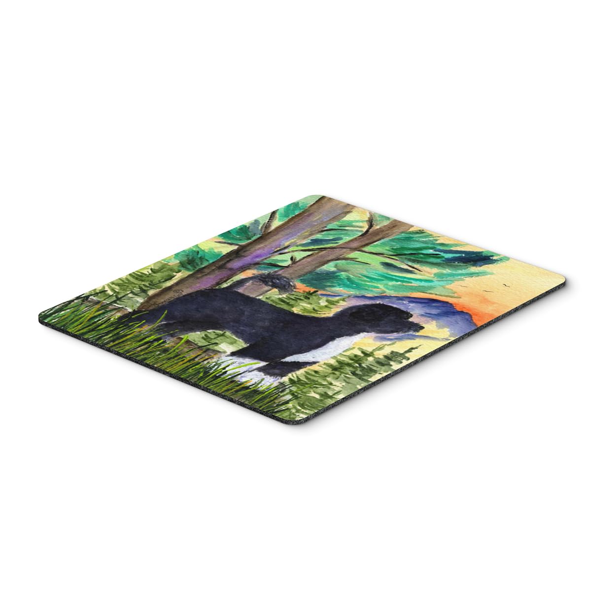Portuguese Water Dog Mouse Pad - Large Washable Non-Slip Desk Mat for Home Office, Gaming & Computer Work | Heat-Resistant Hot Pad & Trivet for Kitchen Use | Cute Pet Lover Gift Idea