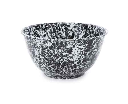 Premium 5 Quart Black Marble Serving Bowl - Elegant Dining & Entertaining Dish for Salads, Pasta, Fruit - Perfect for Dinner Parties & Family Gatherings