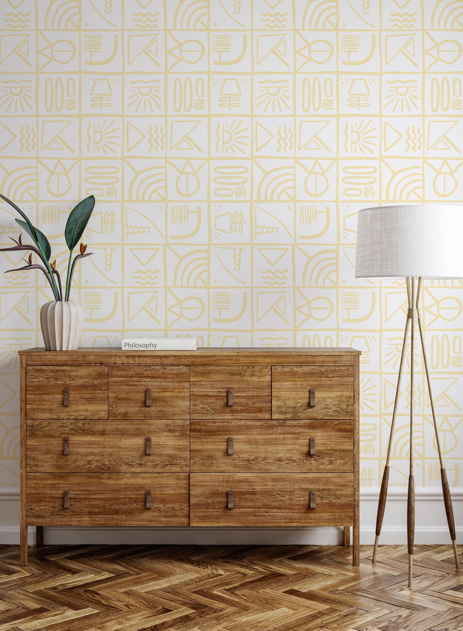 Ideogram Wallpaper - Unique Abstract Art Prints for Modern Home & Office Decor - Perfect for Living Rooms, Bedrooms, and Workspaces