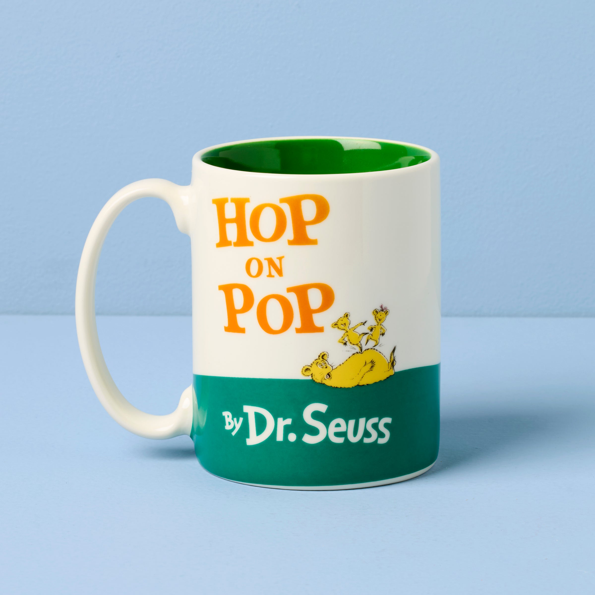 Dr. Seuss Hop On Pop Coffee Mug - Fun Kids Book Inspired Ceramic Cup for Hot & Cold Drinks - Perfect Gift for Book Lovers & Reading Time