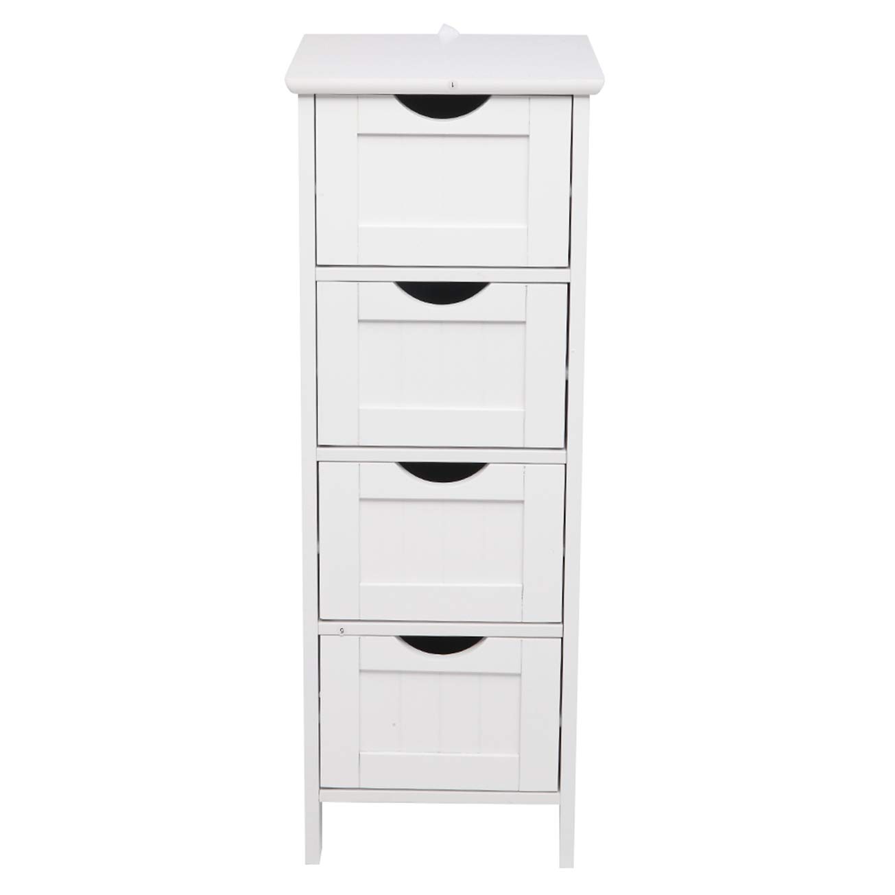 4-Drawer Storage Cabinet - Multifunctional Floor Organizer for Bathroom, Bedroom & Living Room | Space-Saving Home Storage Solution for Towels, Toiletries & More