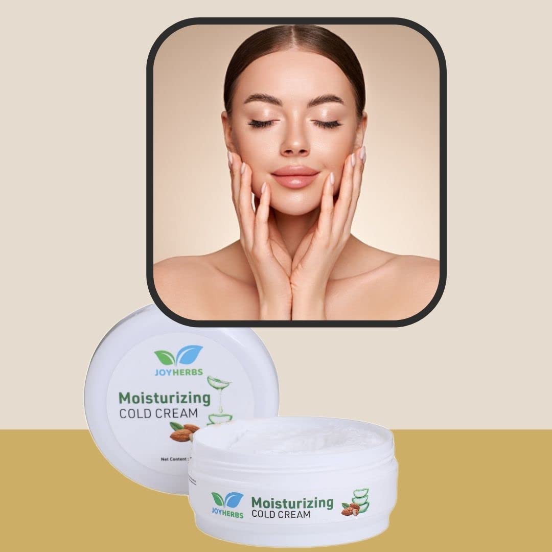 JOYHERBS Vitamin C & Honey Nourishing Cold Winter Cream for Face & Body - 100G Illuminating Moisturizer for Dry Skin | Hydrating Winter Skincare & Night Cream