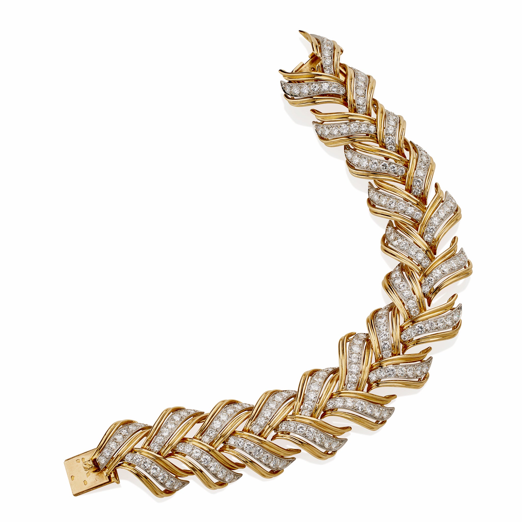 André Vassort 14K Gold Diamond Bracelet for Women - Elegant Luxury Jewelry Gift for Anniversary, Birthday & Special Occasions