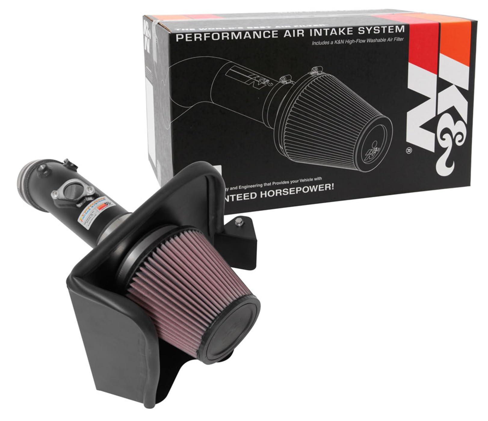 High-Performance K&N Cold Air Intake System with High-Flow Air Filter - Boosts Horsepower & Acceleration for 2018-2024 Toyota Camry (69-8621TTK) - Perfect for Street Racing & Performance Upgrades