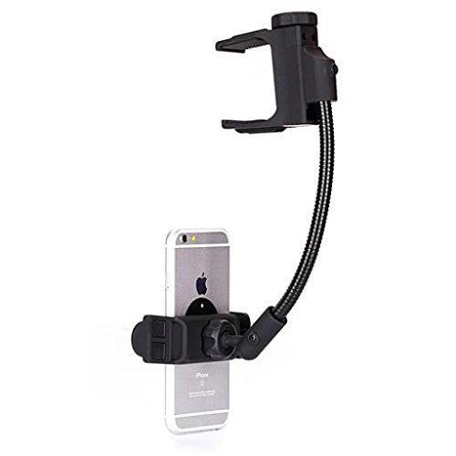 Universal Car Phone Mount Holder - 360° Swivel & Strong Grip Dashboard/Windshield Mount Compatible with iPhone 12/12 Mini/12 Pro/12 Max - Perfect for GPS Navigation, Hands-Free Calls & Road Trips
