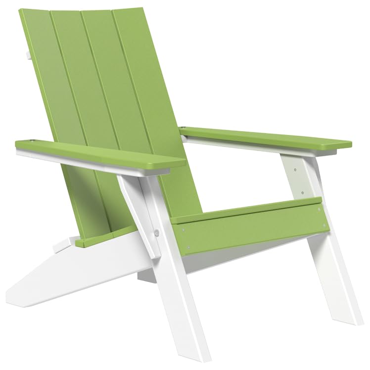 Lime Green & White