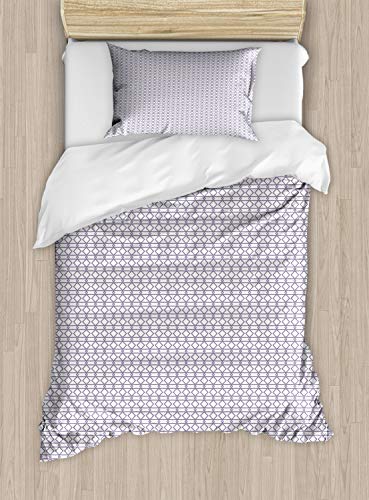Blue Violet and White