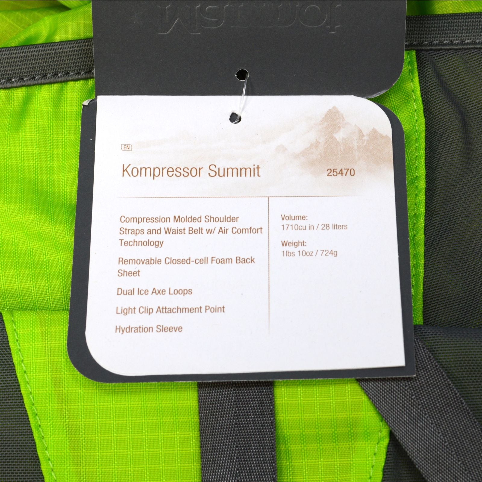 MARMOT KOMPRESSOR SUMMIT Hiking Backpack - Lightweight Daypack for Outdoor Adventures, Lime Green #25470 - Perfect for Hiking, Camping & Travel Gear