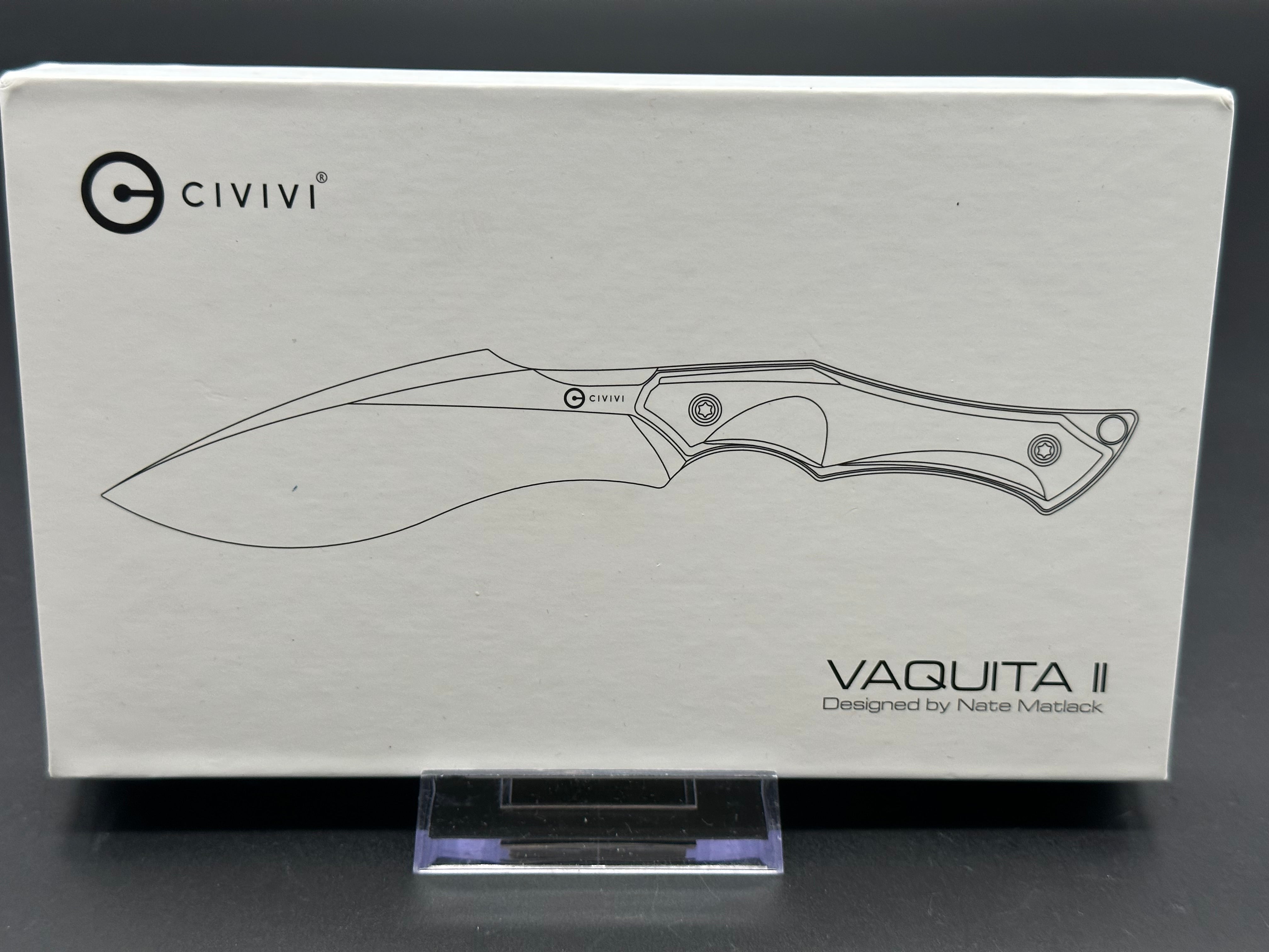 Civivi Vaquita Neck Knife - Compact EDC Folding Pocket Knife for Outdoor, Camping & Survival | Perfect for Hiking, Fishing & Everyday Carry
