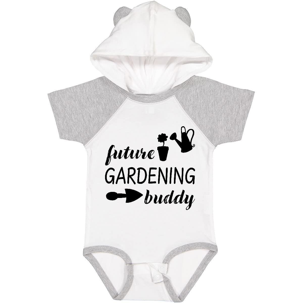 Inktastic Future Gardening Buddy Baby Bodysuit - Cute Organic Cotton Onesie for Infants & Toddlers - Perfect for Outdoor Activities, Gardening with Parents & Playtime