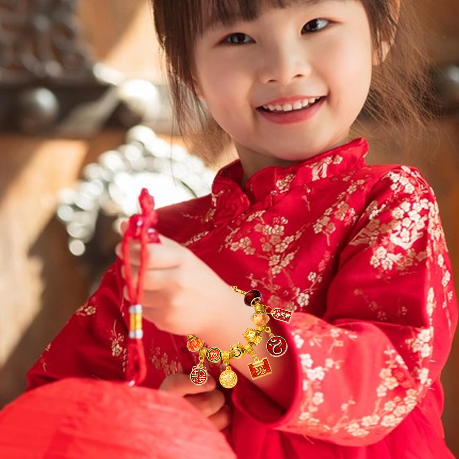 2024 DIY Advent Calendar Bracelet Making Kit - Christmas & Chinese New Year Charm Bracelet Craft Set for Kids & Adults - Perfect for Holiday Gifts, Party Favors & Festive DIY Projects