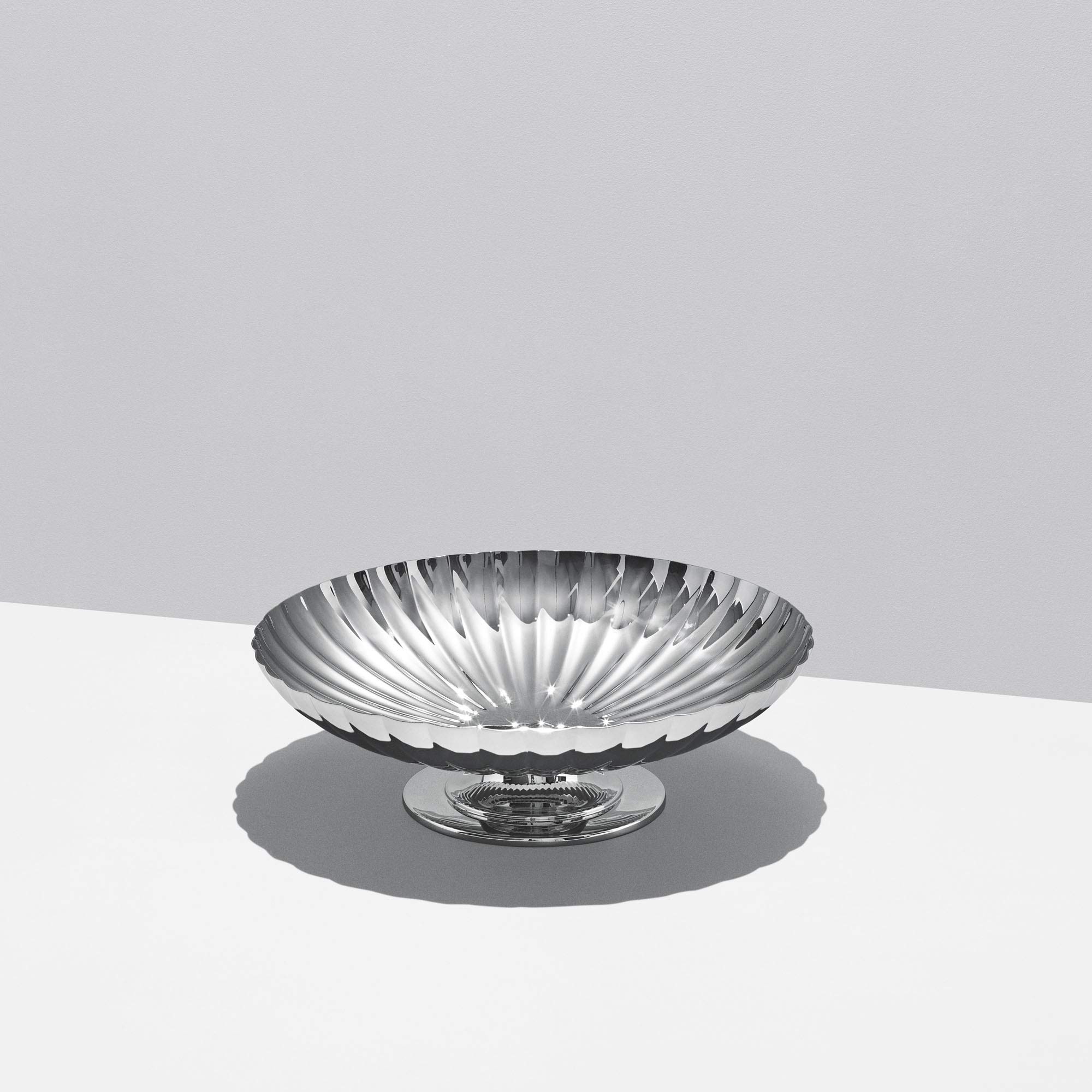 Georg Jensen Bernadotte Dish on Stand - Elegant Serving Platter for Dining & Entertaining - Perfect for Dinner Parties, Weddings & Home Decor
