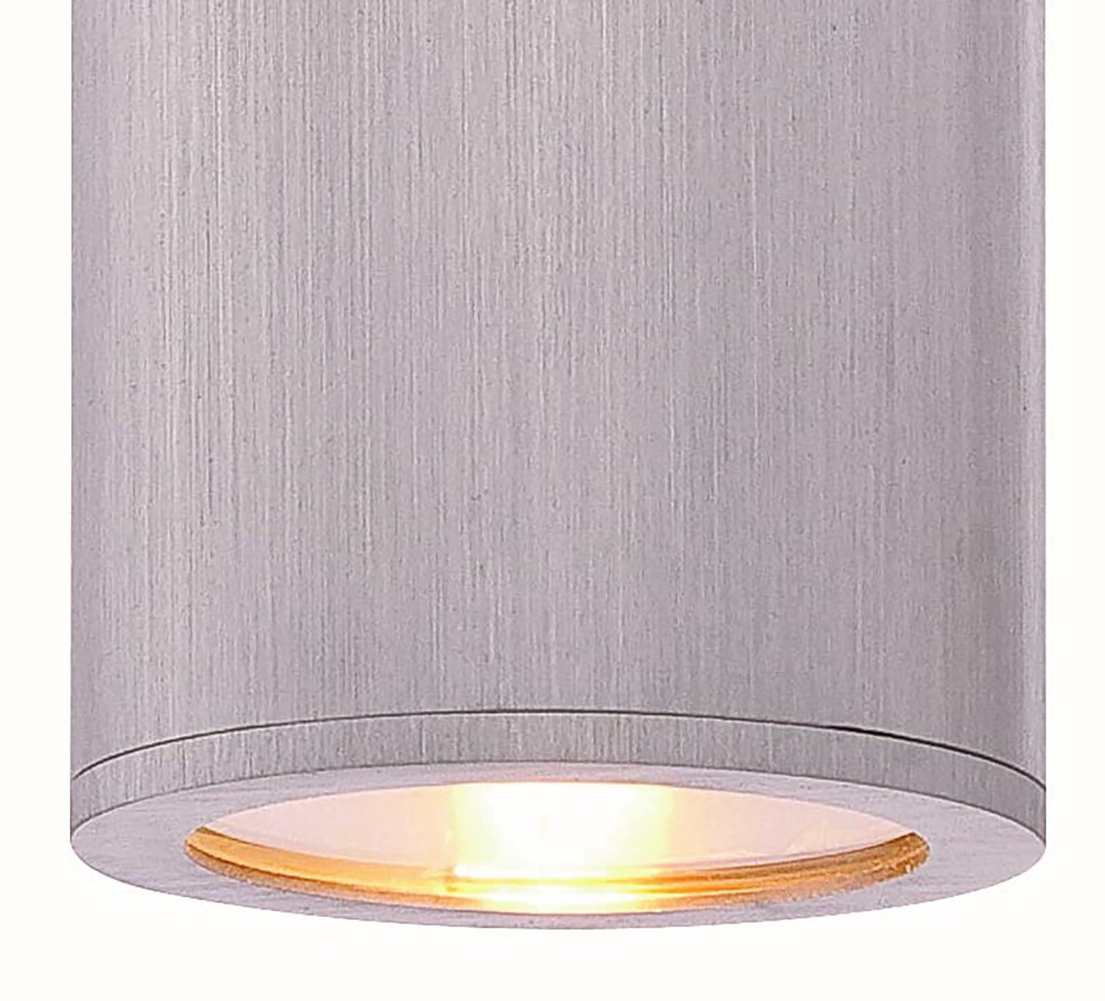 Minka Lavery 72502-A144-L Outdoor LED Wall Light - Brushed Aluminum Exterior Wall Lantern for Patio, Garden & Front Door Lighting | Weatherproof & Energy Efficient