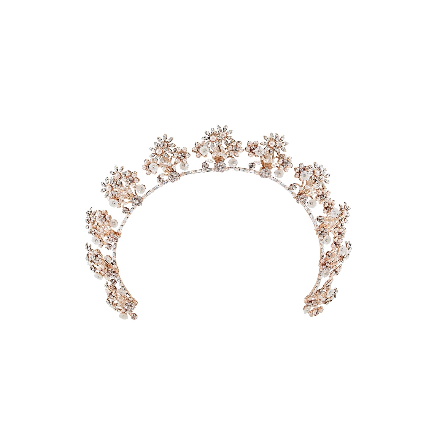 Rosanette Crown - Elegant Rhinestone Tiara for Women, Bridal Hair Accessories, Prom Queen Headpiece, Wedding & Special Occasion Jewelry (Perfect for Brides, Prom, Pageants & Formal Events)