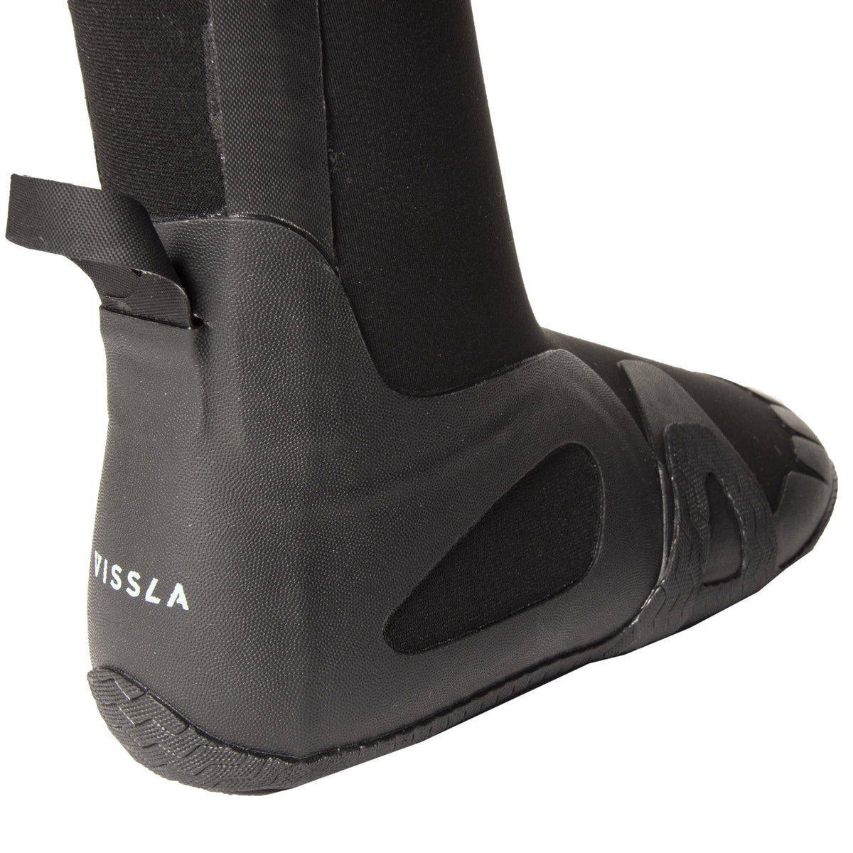 Vissla 7 Seas 7mm Neoprene Booties - Round Toe Wetsuit Socks for Surfing, Diving & Water Sports | Cold Water Protection & Comfort
