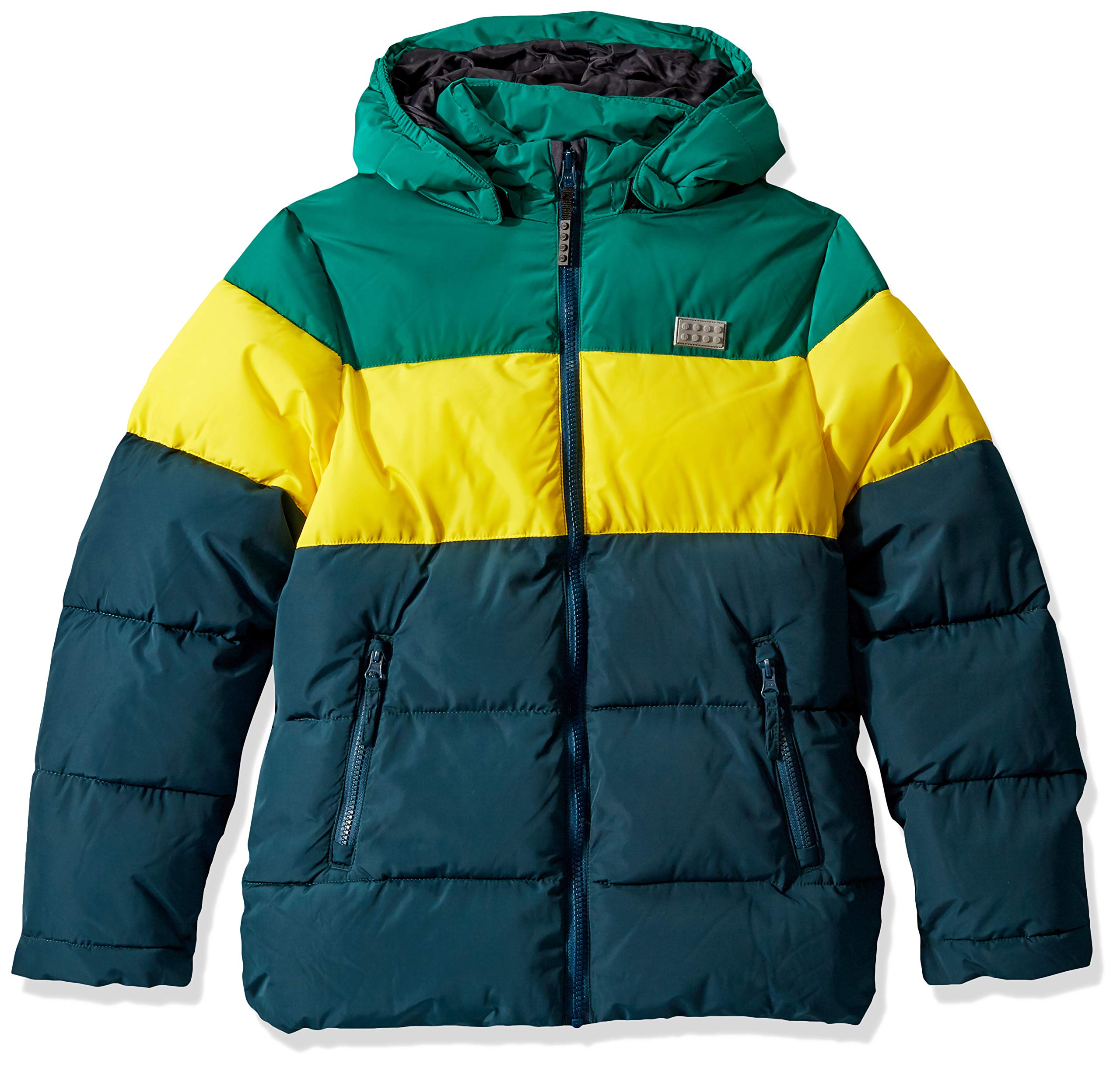 LEGO Wear Kids Jacket with Detachable Hood & Phone Pocket - Waterproof Windbreaker for Boys & Girls - Perfect for School, Outdoor Play & Winter Activities