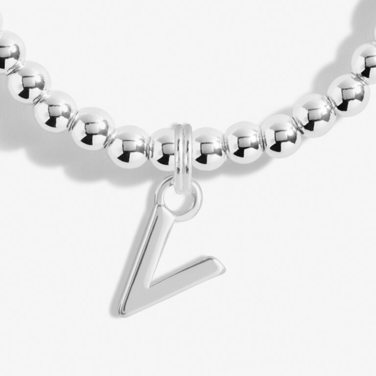 Joma Jewellery Alphabet 'V' Bracelet - Elegant Letter V Charm Bracelet for Women, Perfect for Gifts, Everyday Wear & Special Occasions
