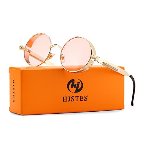A15 Pink Lens/Gold Frame