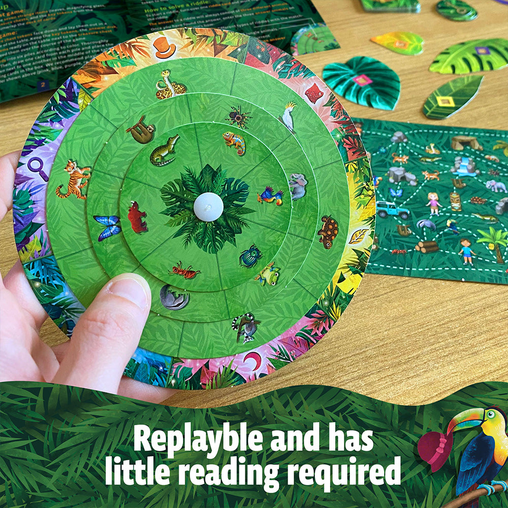 EXIT: The Game - Kids Jungle of Riddles | Fun Family Board Game for Ages 8+ | Perfect for Game Nights & Educational Play