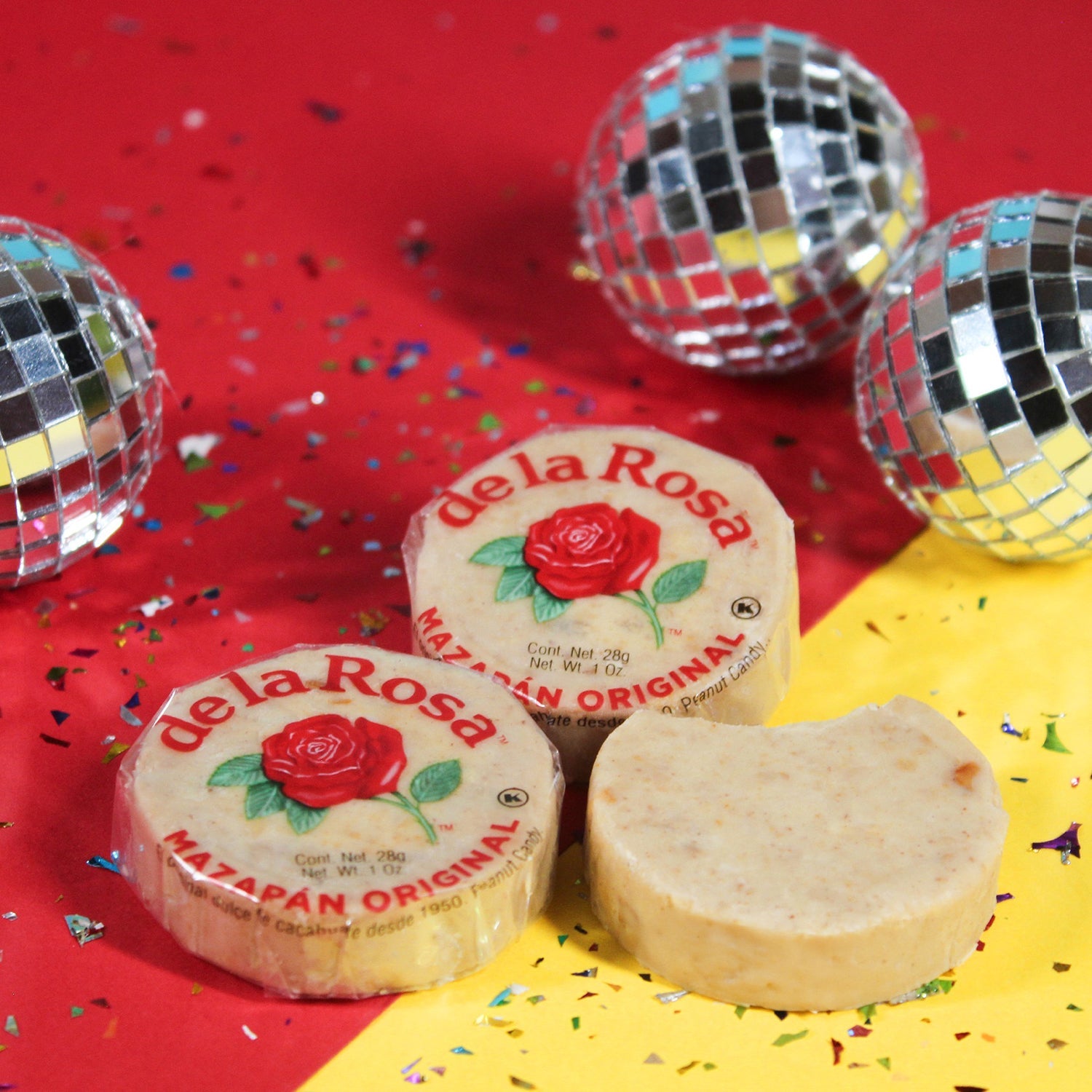 De La Rosa Mazapan Mexican Peanut Candy | 30 Count Box | Authentic Sweet Treat for Parties, Gifts & Snacking