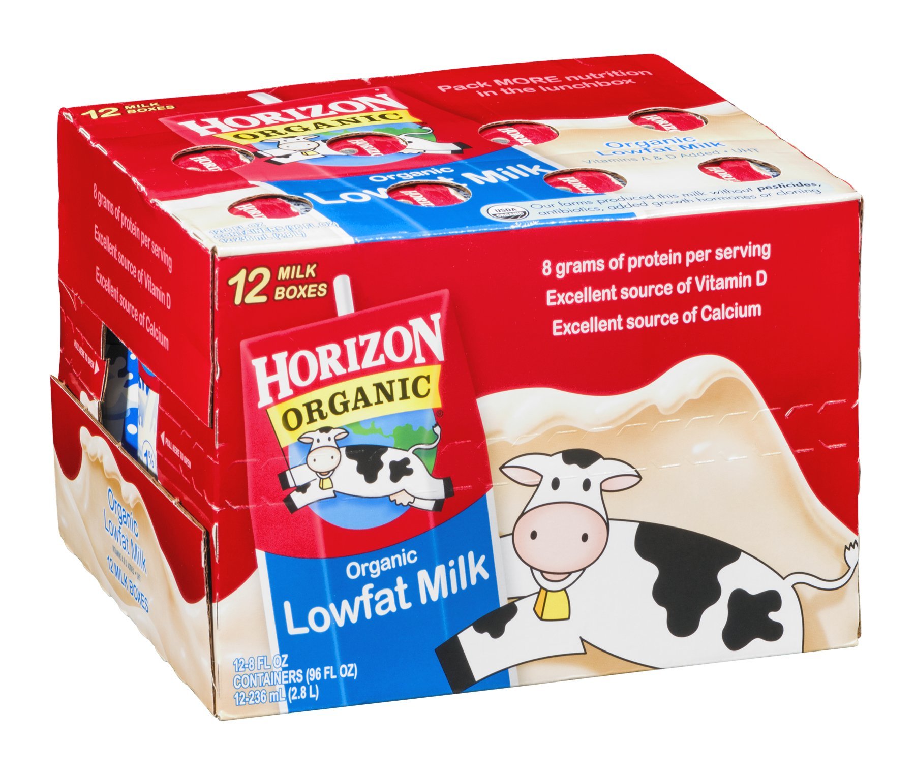 Organic Lowfat Milk - Fresh, Healthy & Nutritious Dairy for Smoothies, Coffee & Breakfast | USDA Certified, Lactose-Friendly, Rich in Calcium & Vitamin D
