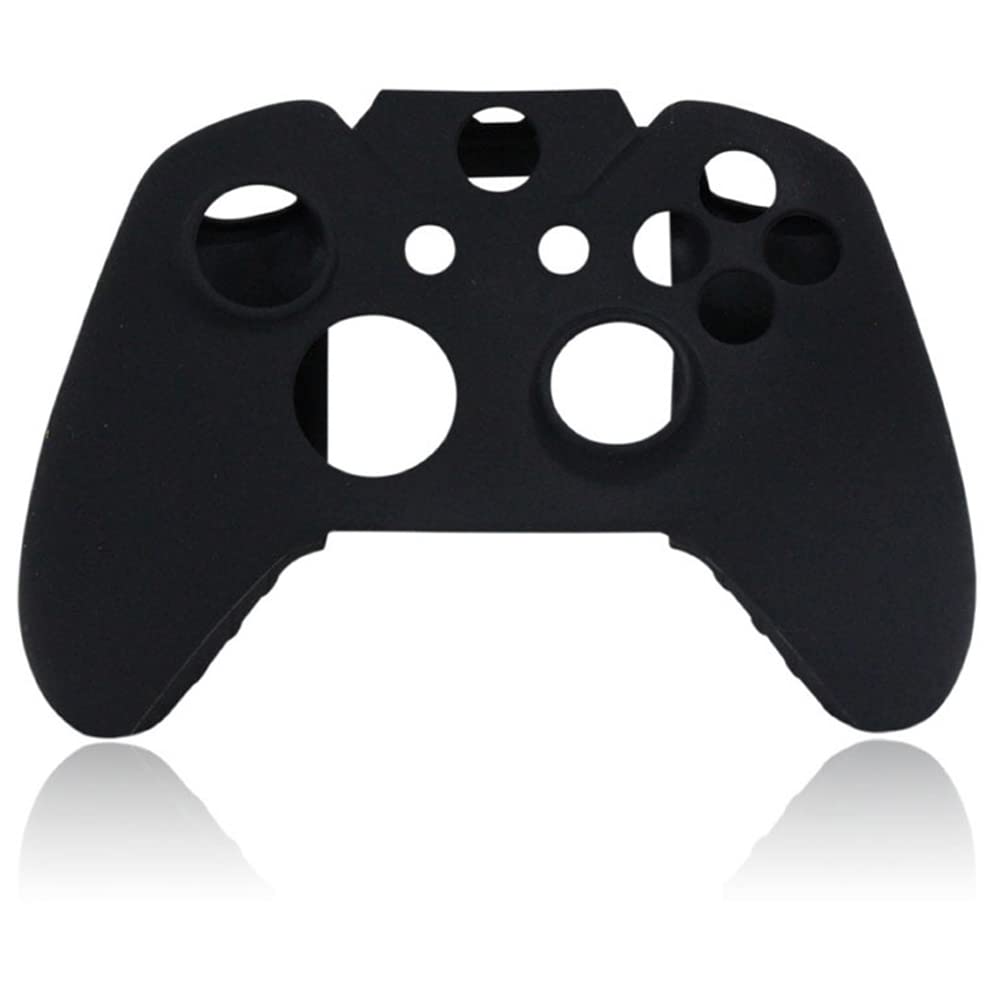 Premium Soft Silicone Skin Case Cover for Microsoft Xbox One Controller - Black - Shockproof & Anti-Slip Protection for Gaming, Travel & Daily Use