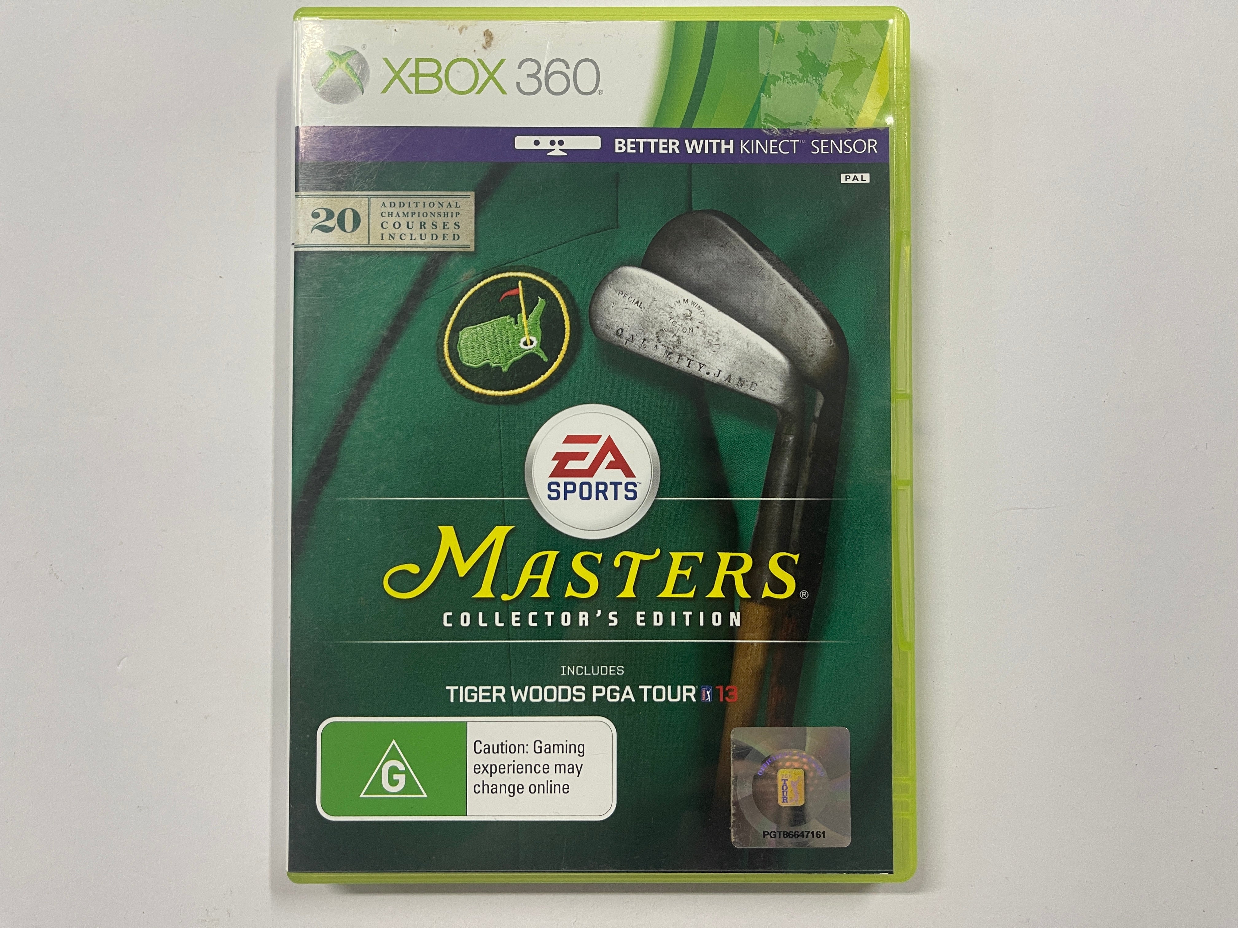 EA Sports Masters Collectors Edition - Complete Game in Original Case - Perfect for Gaming Enthusiasts & Collectors