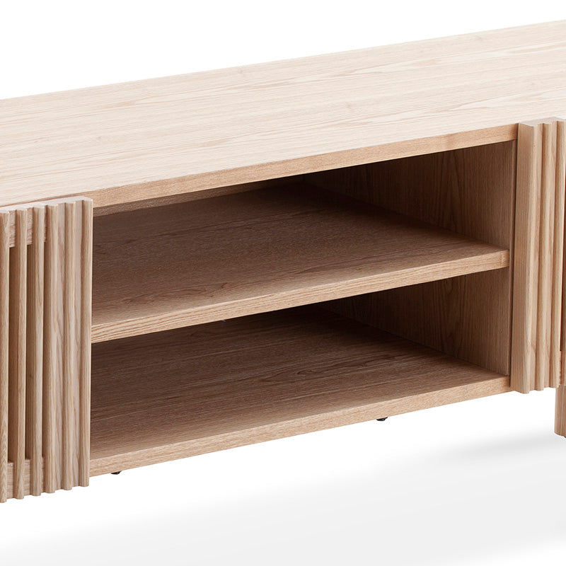 ORTON 160cm Oak TV Stand Entertainment Center - Modern TV Console for Living Room, Bedroom & Home Theater