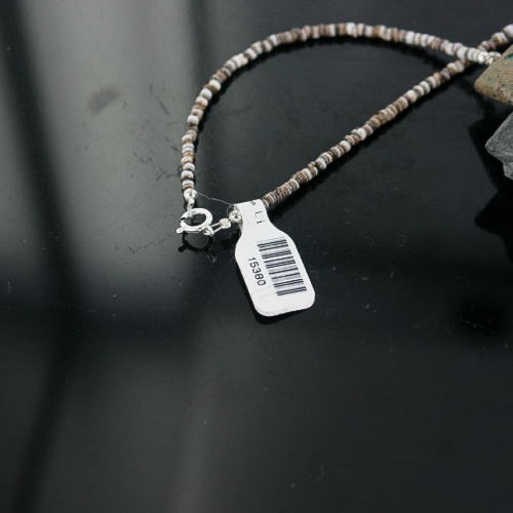 Authentic Navajo Sterling Silver & Magnesite Native American Handmade Necklace by Loma Siiva - Perfect for Boho Fashion, Cultural Events & Gift Giving