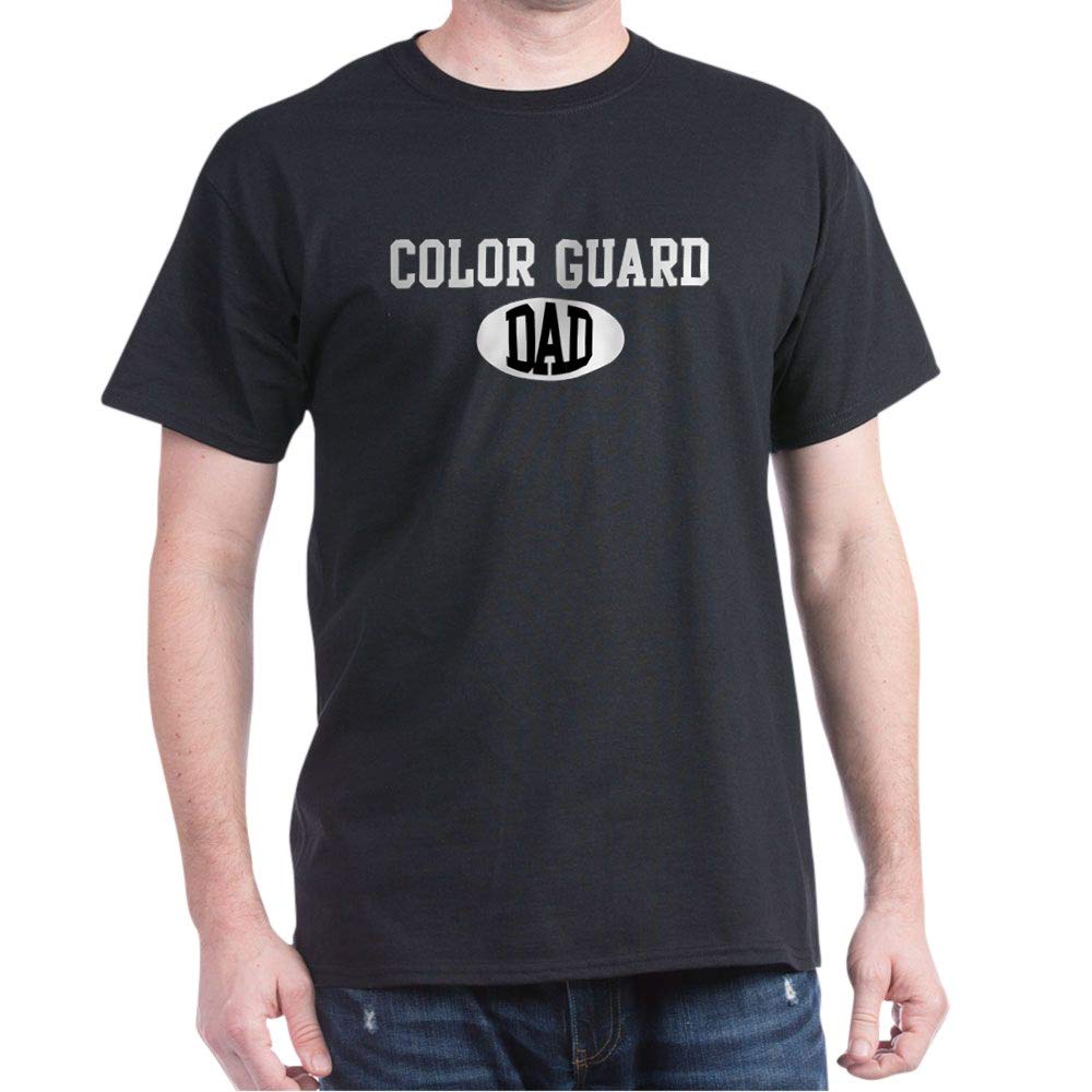 Color Guard Dad Graphic T-Shirt - Dark Cotton Tee for Proud Fathers | Perfect for Gifts, Events & Casual Wear