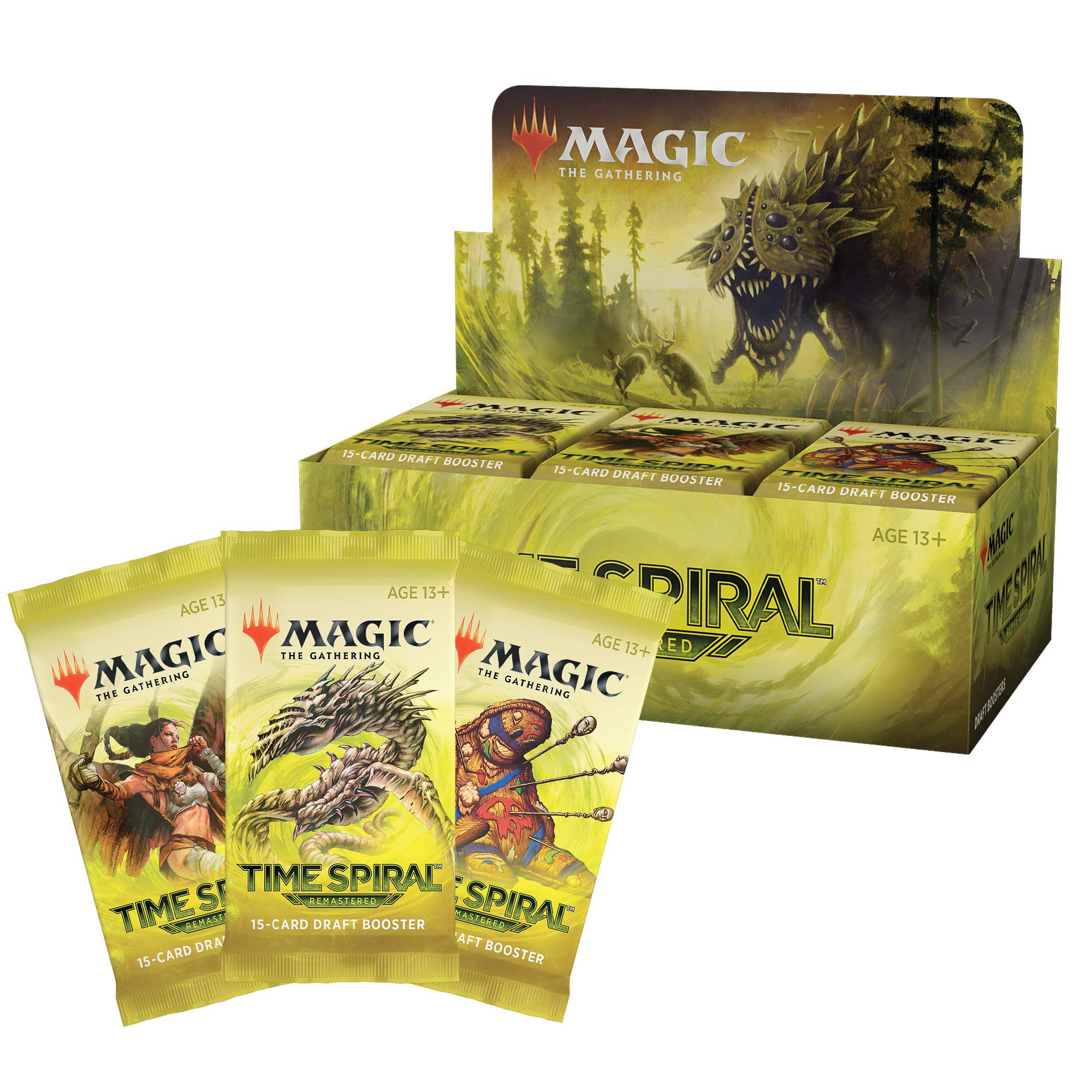 Magic: The Gathering Time Spiral Remastered Draft Booster Box - 36 Packs (540 Cards) | MTG Collectible Trading Card Game | Perfect for Draft Tournaments & Card Collection