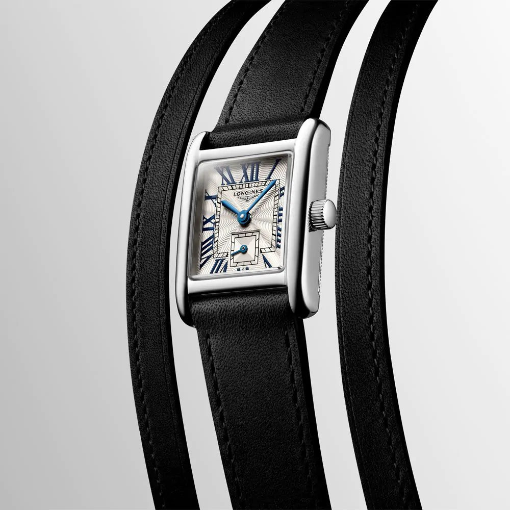Longines Mini DolceVita 21.50 x 29mm Silver Quartz Ladies Watch - Elegant Women's Dress Watch for Business, Party & Special Occasions