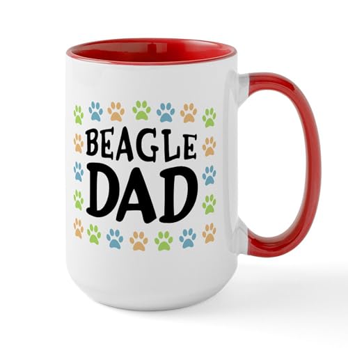 White/Red Inside - Beagle Dad