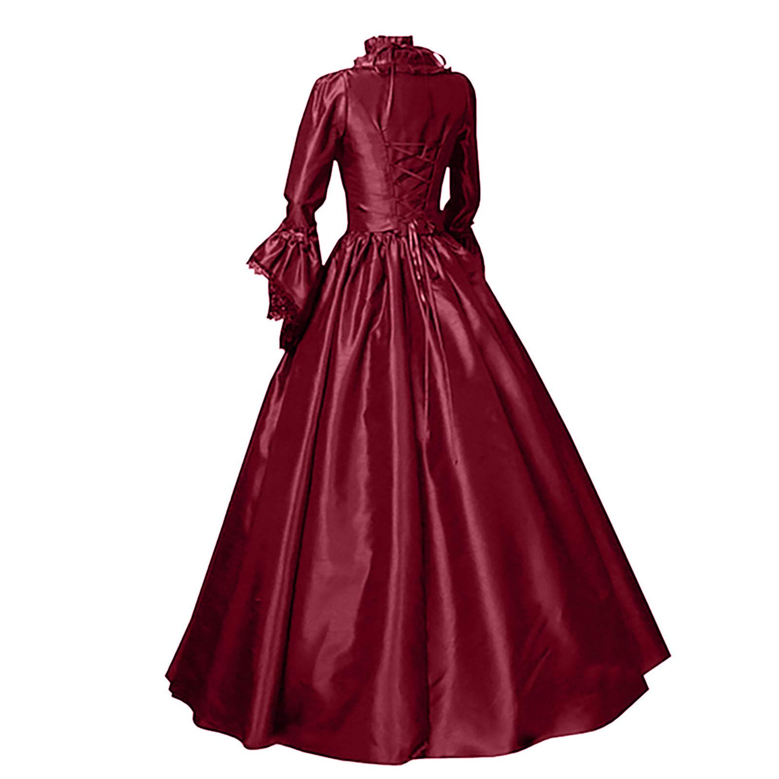 Vintage Retro Gothic Long Sleeve Hooded Dress for Women - Elegant Casual & Evening Gown for Parties, Halloween, Cosplay & Gothic Fashion