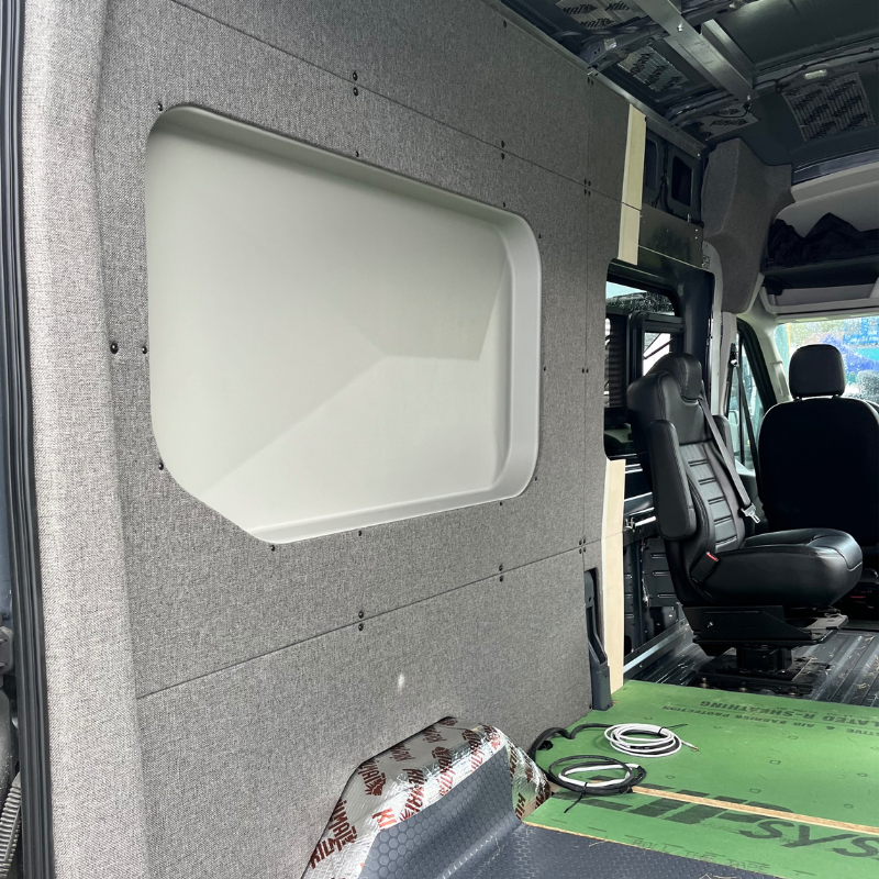 Ford Transit Innie Sleeper - Driver Side Sleeper Conversion Kit for Camper Vans | Comfortable Sleeping Solution for Road Trips & Camping Adventures