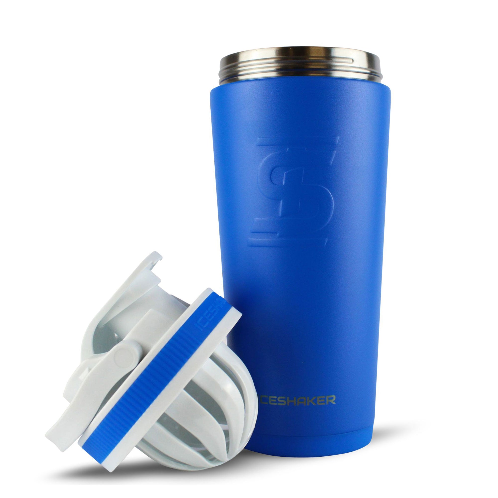 26oz Ice Shaker Matte Series Protein Shaker Bottle - Royal Blue | Leakproof Gym Water Bottle for Workout, Bodybuilding & Sports Hydration