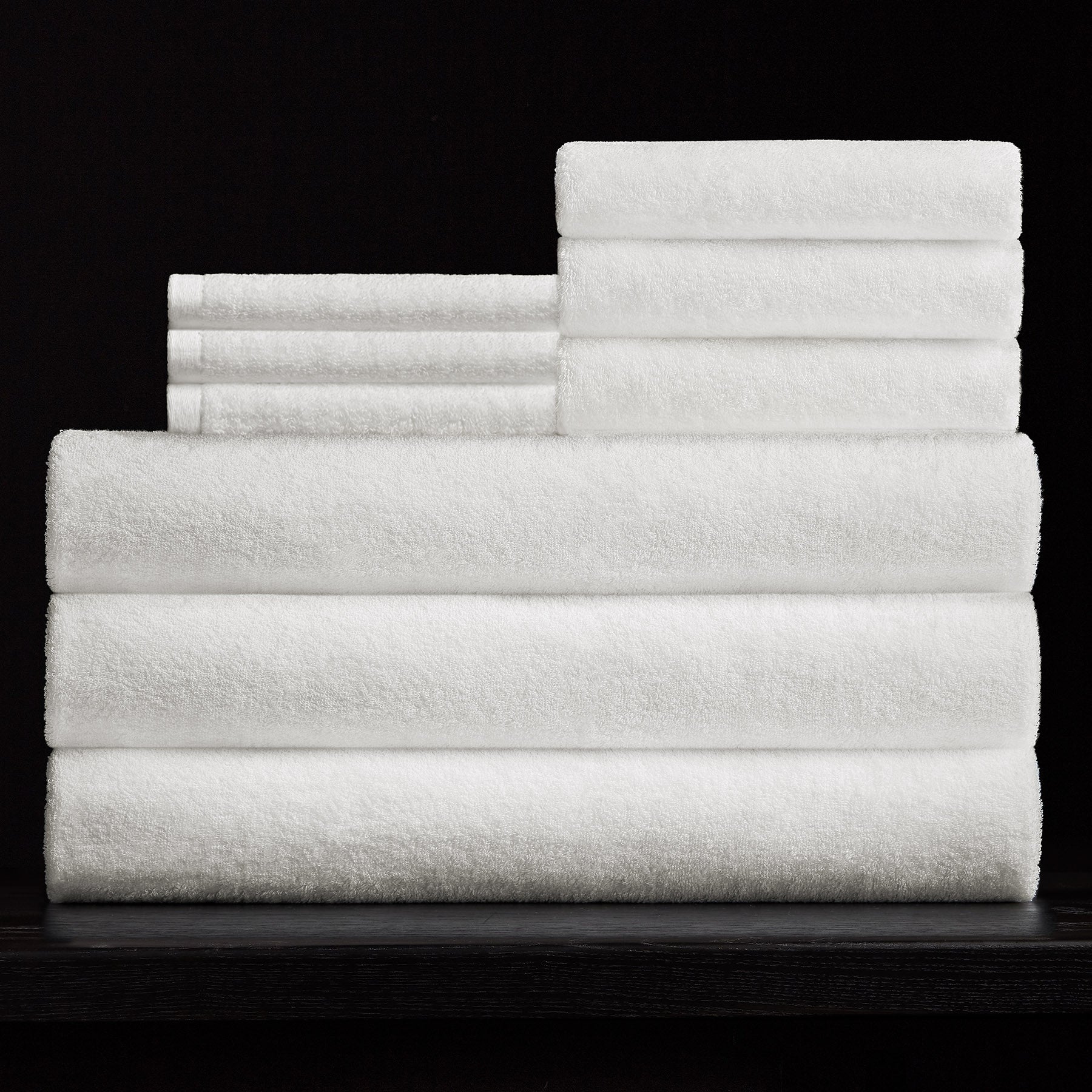 Premium White Wash Towel Set - Soft, Absorbent & Quick-Drying Bath & Kitchen Towels for Gym, Spa, and Home Use