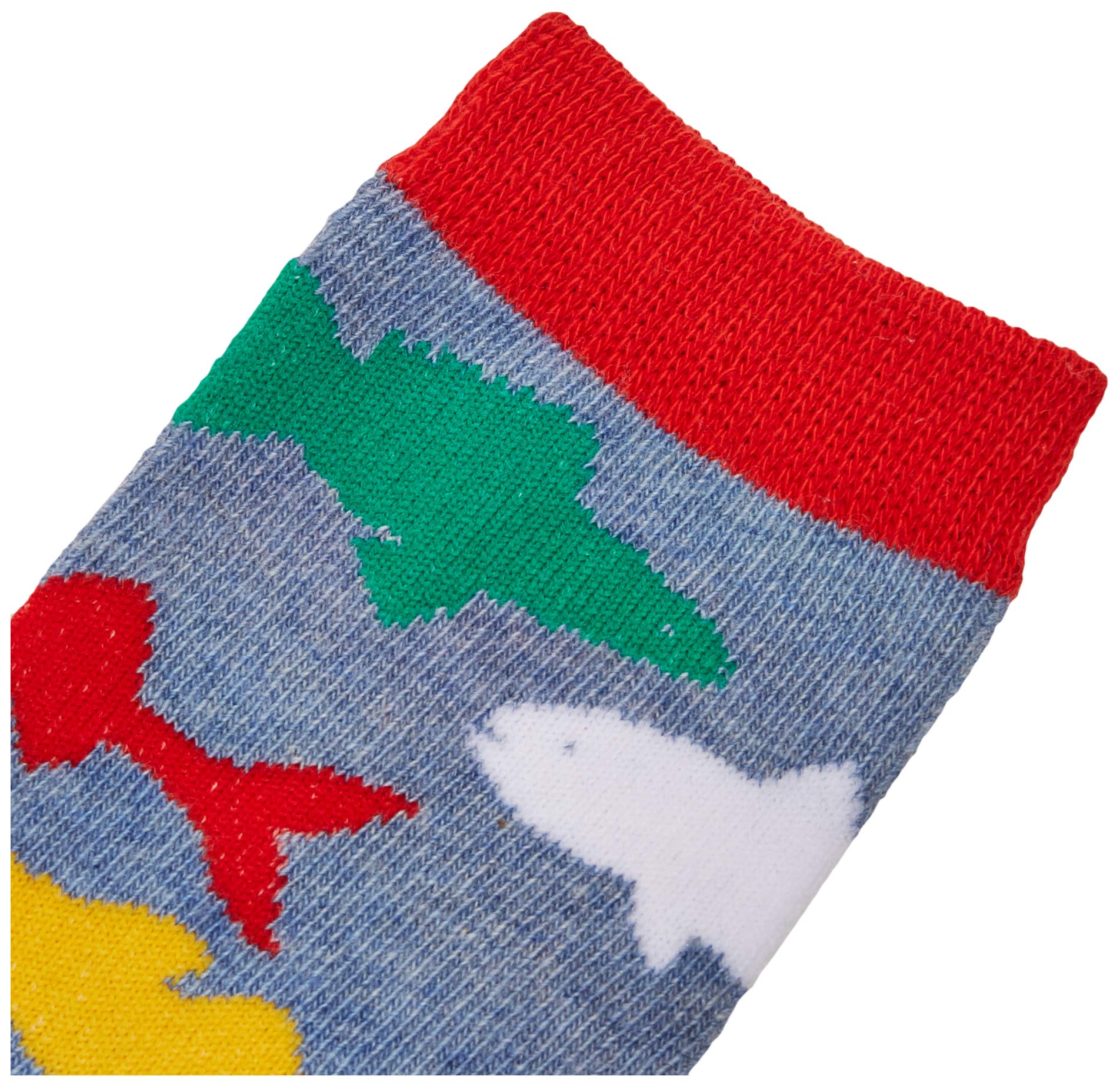 Jefferies Fun Animal Print Cotton Crew Socks - 6 Pairs Pack (Assorted Designs) - Soft Comfortable Socks for Men, Women & Kids - Perfect for Casual Wear, Gifts and Everyday Use