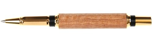 Lanier Pens Baron Rollerball Pen - Premium TN Gold Finish - Luxury Pyinma Wood - Elegant Writing Instrument for Business Professionals & Gift Giving