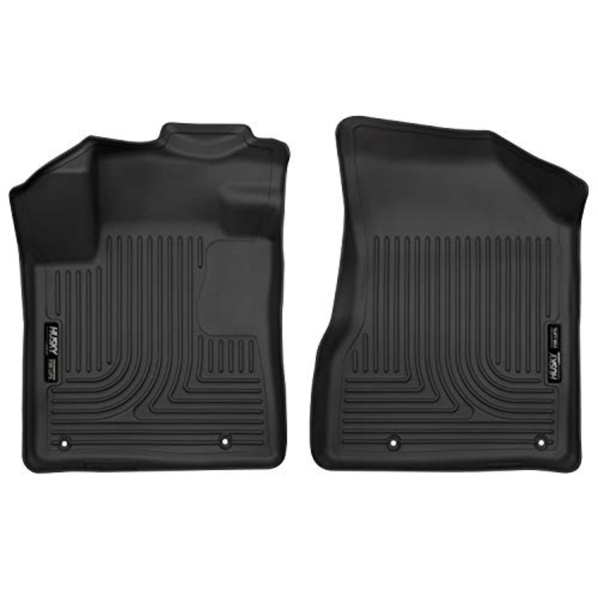 Husky Liners Weatherbeater Floor Mats for 2015-2024 Nissan Murano | Front Row All-Weather Protection | 2-Piece Black Car Mats | Perfect for Off-Road, Winter & Everyday Driving - Model 18611