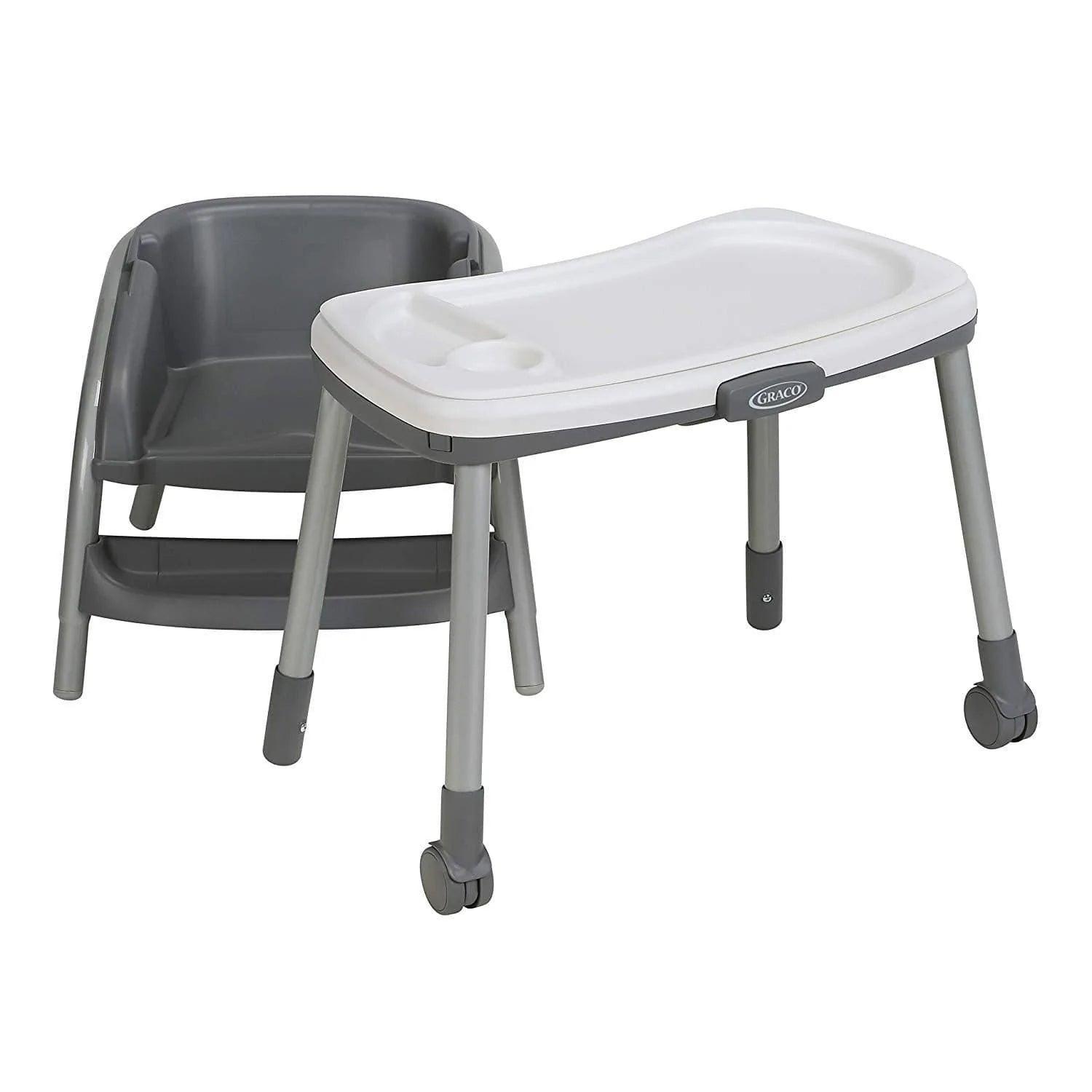 Graco Table2Table 6-in-1 Convertible Highchair - Adjustable Baby Feeding Chair with Removable Tray - Perfect for Dining, Snacking & Playtime at Home or Restaurant