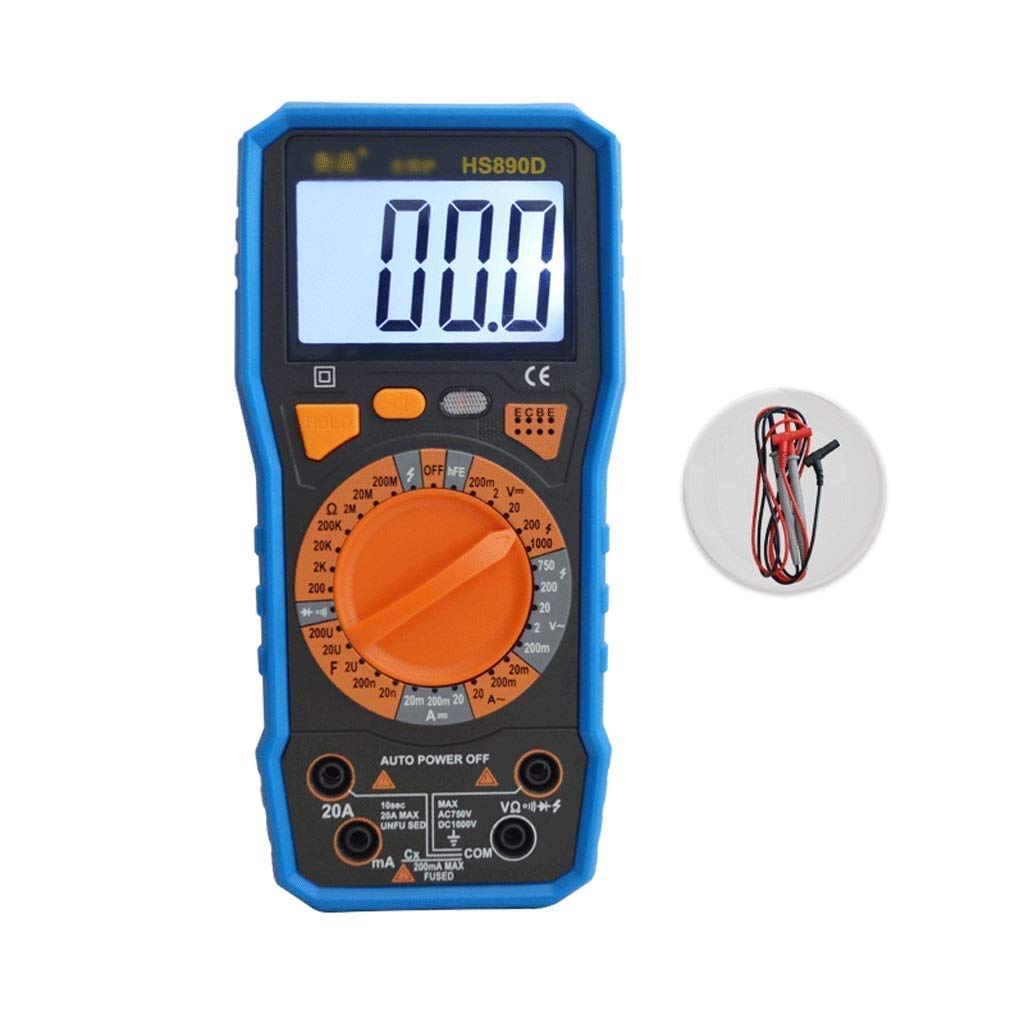 Digital Multimeter Hard Case - Protective Storage for Volt Meter, Ammeter, OHM Tester with LCD Display | AC/DC Current Measurement | Perfect for Electricians, DIY Projects & Field Work