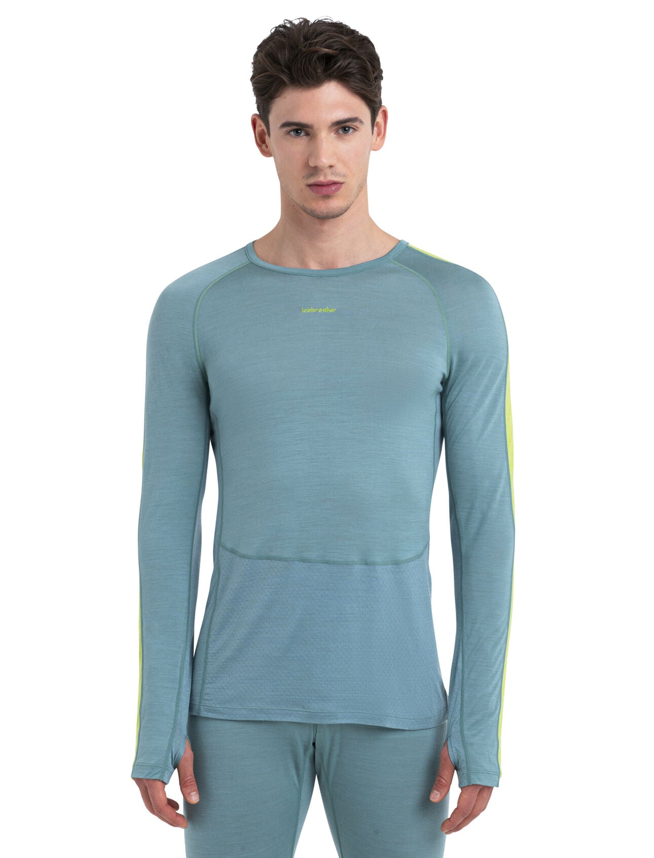125 ZoneKnit™ Merino Blend Long Sleeve Thermal Base Layer Top for Men - Moisture Wicking & Odor Resistant - Perfect for Hiking, Skiing & Cold Weather Outdoor Activities
