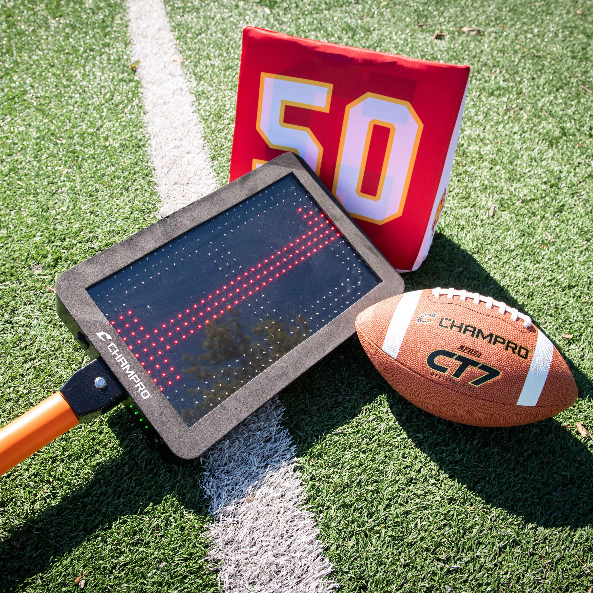 CHAMPRO Digital Down Box - High-Quality Digital Scoreboard for Sports Games, Tournaments & Events - Perfect for Basketball, Volleyball & More