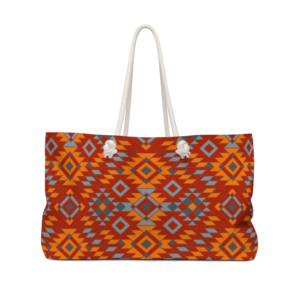 Southwestern Redrock Canyon Weekender Bag - Durable Canvas Polyester Beach Tote for Travel, Gym & Weekend Getaways | Perfect for Camping, Beach Trips & Outdoor Adventures