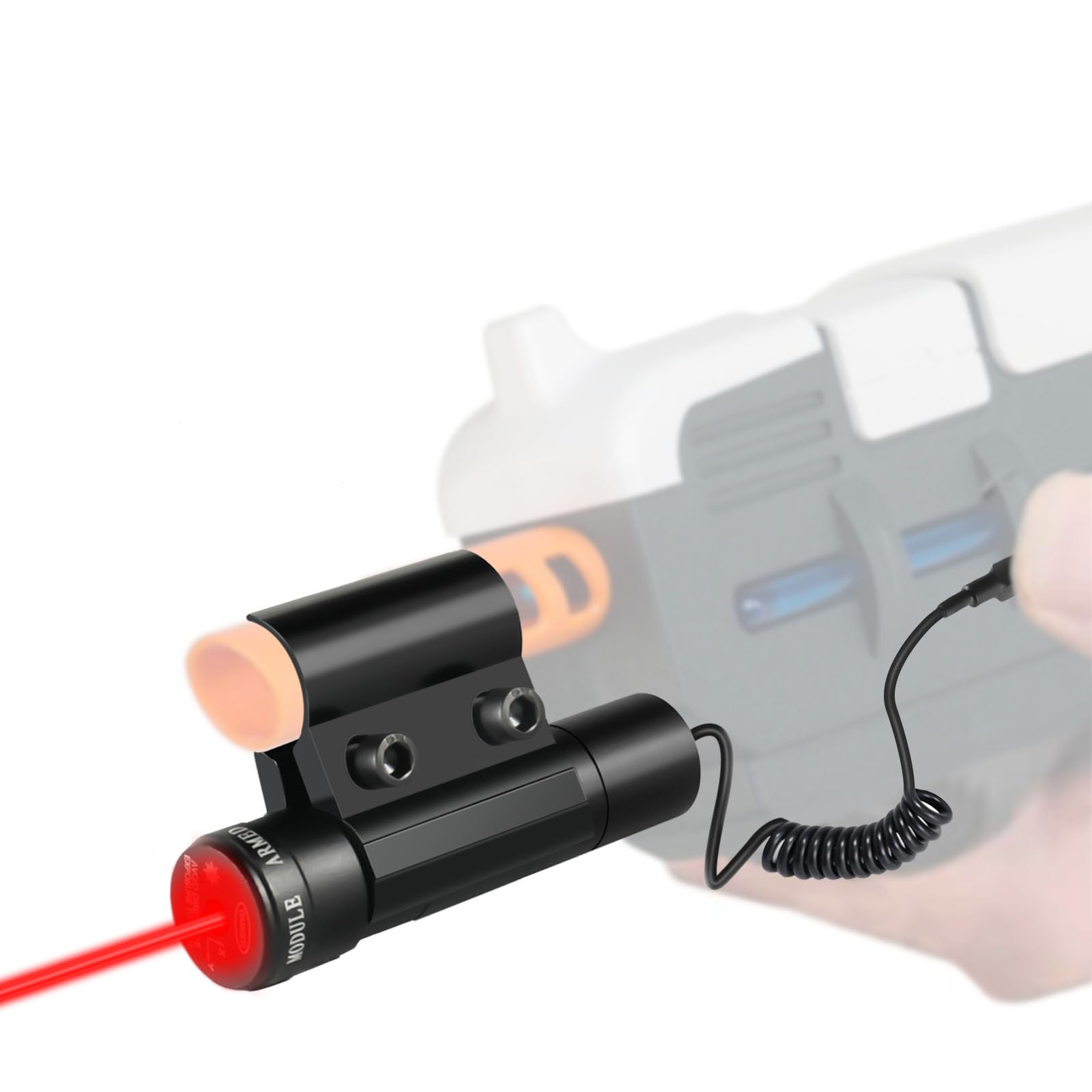 Laser Sight for Splatgun SRB1200 & SRB400 - Red Dot Beam Scope with 2 Battery Sets - Airsoft BB Pump Accessory for Tactical Shooting & Outdoor Games