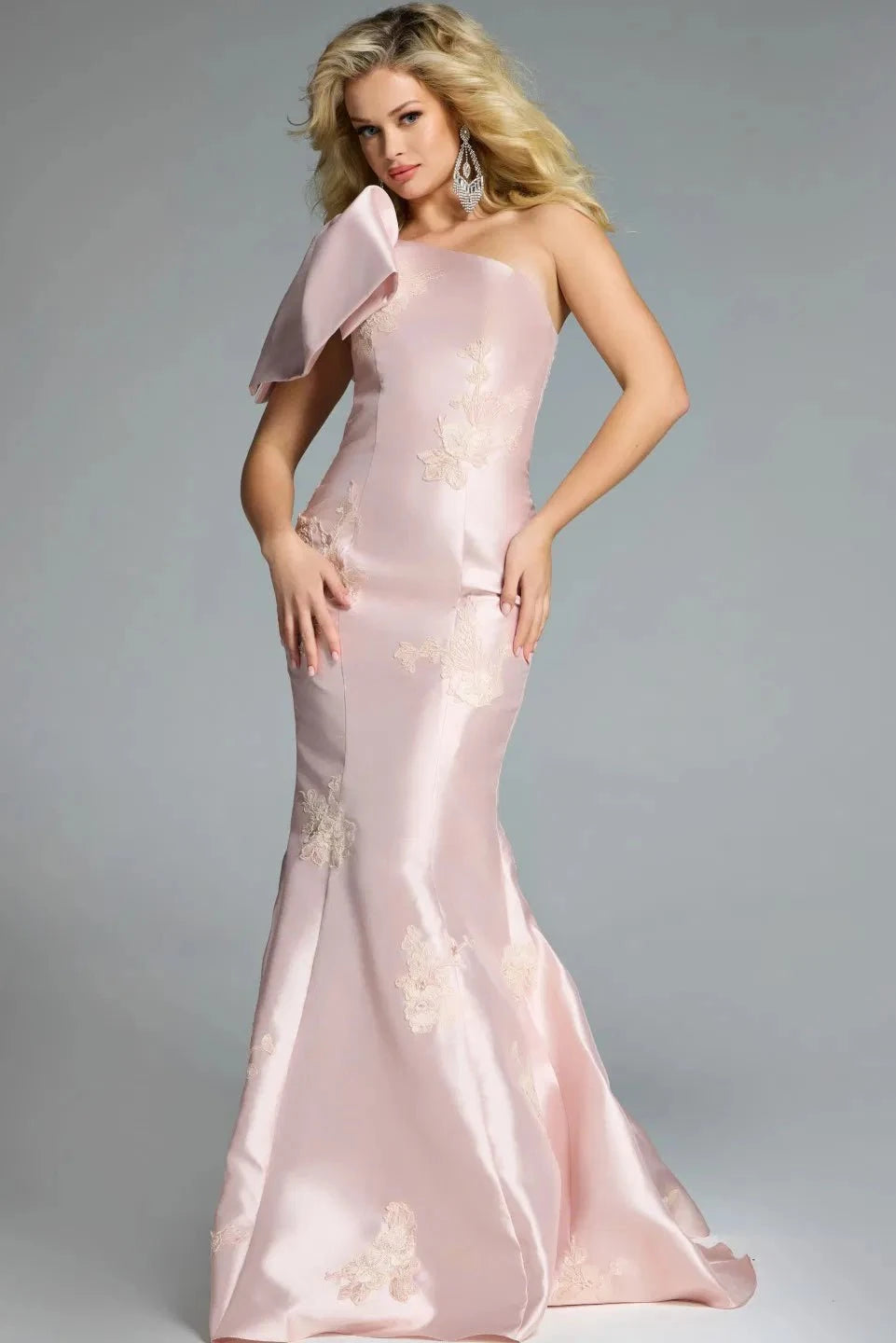 Jovani 44354 Elegant Evening Dress for Women - Perfect for Prom, Gala & Formal Events | Long Sleeve Beaded Gown with Flowy Skirt