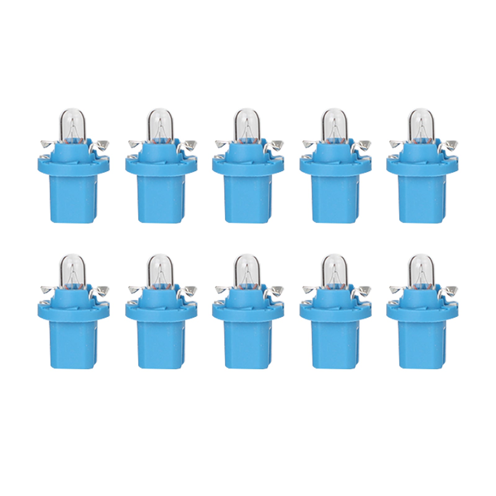 10x OSRAM 2721MFX 12V 1.2W BX8.5d Car Instrument Cluster Bulbs - Replacement Dashboard Lights for BMW, Mercedes, VW - Perfect for Night Driving & Dashboard Illumination