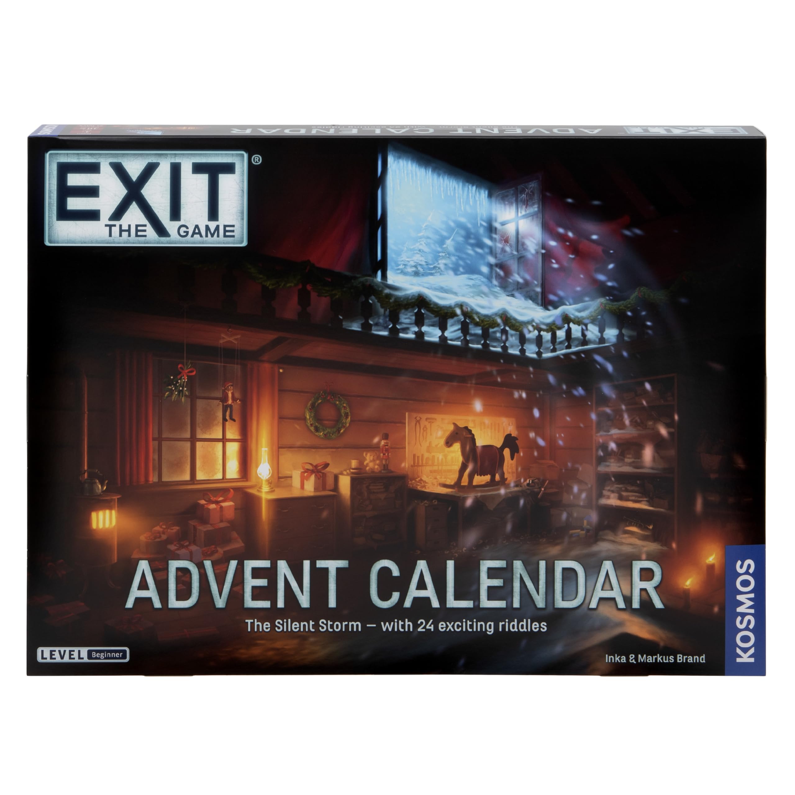 EXIT: The Game - Advent Calendar: The Silent Storm | Family Cooperative Board Game | Daily Escape Room Puzzles | Perfect for Holiday Family Bonding & Christmas Countdown Activities