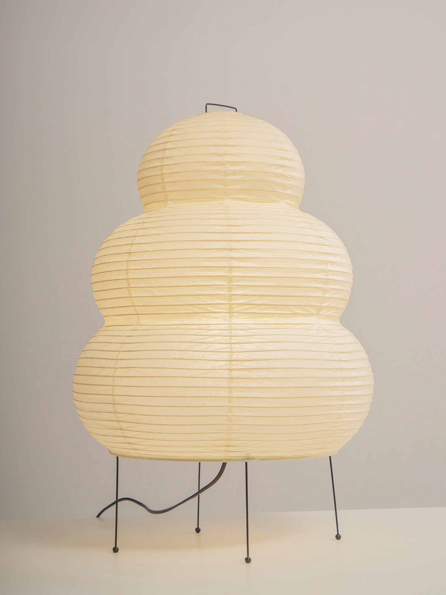 Akari Paper Table Lamp - Handmade Japanese Shoji Style Lighting for Bedroom, Living Room & Office - Soft Ambient Light, Modern Minimalist Decor
